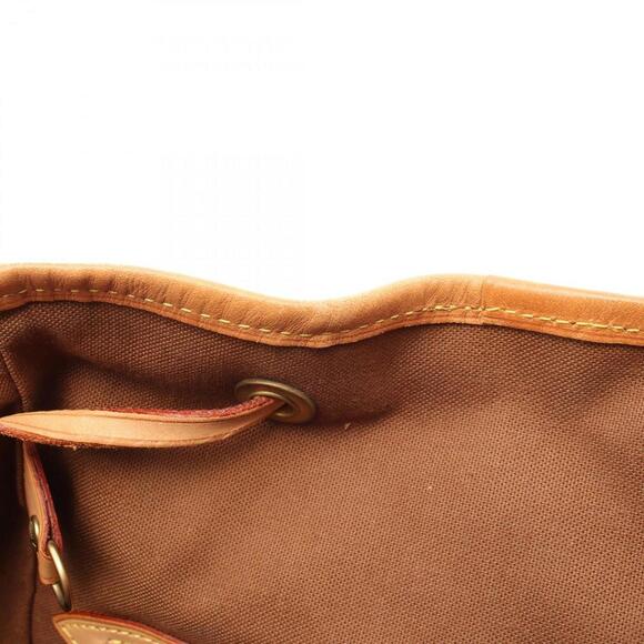 LOUIS VUITTON Brown Monogram Leather Backpack - Picture 9 of 11